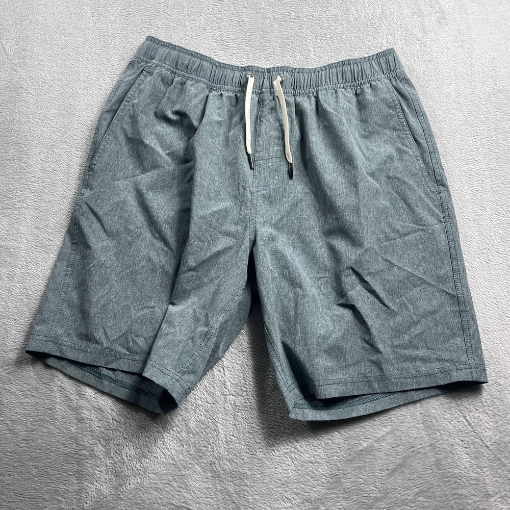 Fair Harbor Mens Shorts Large Green Drawstring Pockets Resort Beach Preppy